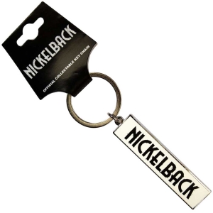 Nickelback - Black Logo White Keychain i gruppen VI TIPSER / Nyankommet Merch / Juni hos Bengans Skivbutik AB (5537069)