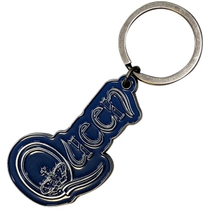 Queen - Crown In Q Logo Keychain i gruppen MERCHANDISE / Merch / Pop-Rock hos Bengans Skivbutik AB (5537085)