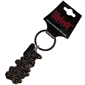 Slipknot - Black Logo Black Border Keychain i gruppen VI TIPSER / Nyankommet Merch / Juni hos Bengans Skivbutik AB (5537098)