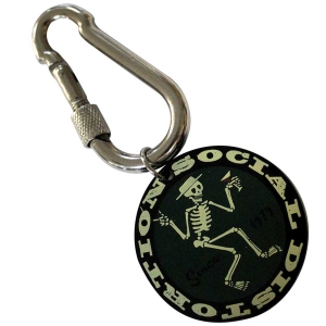 Social Distortion - Classic Logo Keychain i gruppen MERCHANDISE / Merch / Metal hos Bengans Skivbutik AB (5537103)