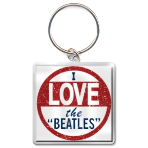 The Beatles - I Love The Beatles Photo Print Keycha i gruppen MERCHANDISE hos Bengans Skivbutik AB (5537114)