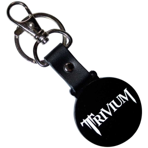 Trivium - Classic Logo Mono Circle Keychain i gruppen MERCHANDISE / Merch / Metal hos Bengans Skivbutik AB (5537127)