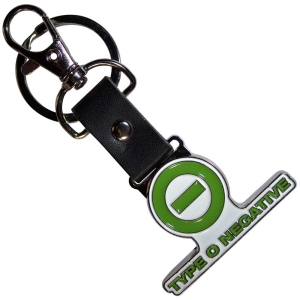 Type O Negative - Negative Emblem & Text Logo Keychain i gruppen MERCHANDISE / Merch / Metal hos Bengans Skivbutik AB (5537139)