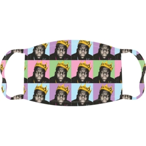 Biggie Smalls - Crown Repeat Pastel Face Mask i gruppen MERCHANDISE / Merch / Hip Hop-Rap hos Bengans Skivbutik AB (5537225)