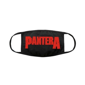 Pantera - Logo Bl Face Mask i gruppen MERCHANDISE hos Bengans Skivbutik AB (5537242)