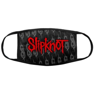 Slipknot - Red Logo & Sigils Bl Face Mask i gruppen MERCHANDISE hos Bengans Skivbutik AB (5537250)