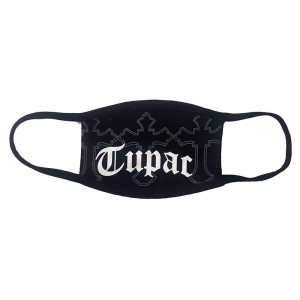 Tupac - Logo & Crosses Bl Face Mask i gruppen MERCHANDISE hos Bengans Skivbutik AB (5537254)