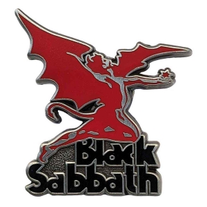 Black Sabbath - Logo & Daemon Pin Badge i gruppen MERCHANDISE hos Bengans Skivbutik AB (5537274)