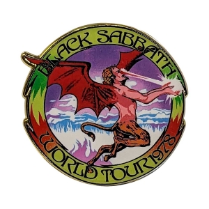 Black Sabbath - World Tour 1978 Pin Badge i gruppen MERCHANDISE / Merch / Metal hos Bengans Skivbutik AB (5537276)