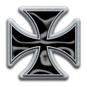 Generic - Iron Cross Retail Packed Pin Badge i gruppen MERCHANDISE hos Bengans Skivbutik AB (5537302)