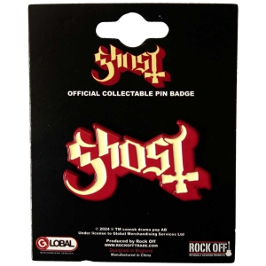 Ghost  - Logo Red Shadow Pin Badge i gruppen VI TIPSER / Nyankommet Merch / Juni hos Bengans Skivbutik AB (5537305)