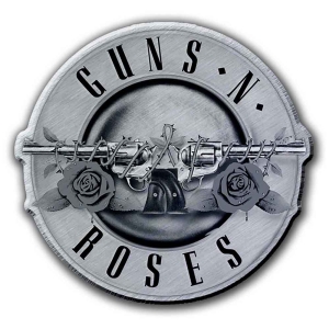 Guns N Roses - Bullet Logo Pin Badge i gruppen MERCHANDISE hos Bengans Skivbutik AB (5537313)