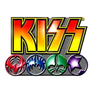 Kiss - Logo & Icons Pin Badge i gruppen MERCHANDISE hos Bengans Skivbutik AB (5537338)