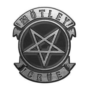 Motley Crue - Pentagram Retail Packed Pin Badge i gruppen MERCHANDISE hos Bengans Skivbutik AB (5537358)