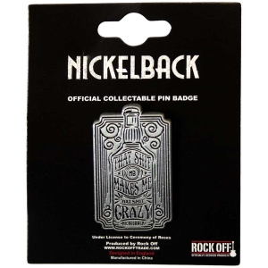 Nickelback - Bat Shit Pin Badge i gruppen VI TIPSER / Nyankommet Merch / Juni hos Bengans Skivbutik AB (5537369)