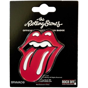 Rolling Stones  - Classic Tongue Large Pin Badge i gruppen VI TIPSER / Nyankommet Merch / Juni hos Bengans Skivbutik AB (5537391)