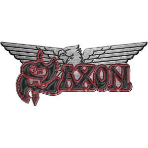 Saxon - Logo/Eagle Pin Badge i gruppen MERCHANDISE / Merch / Metal hos Bengans Skivbutik AB (5537392)