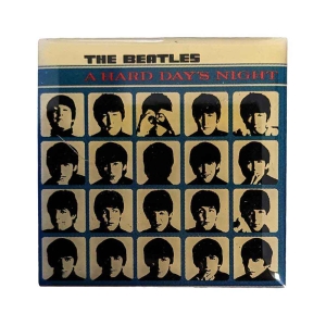 The Beatles - Hard Days Night Album Pin Badge i gruppen MERCHANDISE hos Bengans Skivbutik AB (5537411)