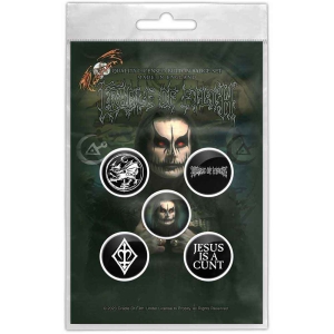 Cradle Of Filth - Hammer Of The Witches/Dani Button Badge i gruppen MERCHANDISE hos Bengans Skivbutik AB (5537458)