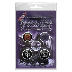 Dissection - Storm Of The Lights Bane Button Badge Pa i gruppen MERCHANDISE hos Bengans Skivbutik AB (5537462)