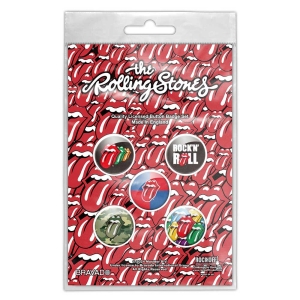 Rolling Stones - Rock 'N' Roll Button Badge Pack i gruppen MERCHANDISE hos Bengans Skivbutik AB (5537478)