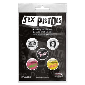 Sex Pistols - Never Mind The B**** Button Badge Pack i gruppen MERCHANDISE hos Bengans Skivbutik AB (5537479)