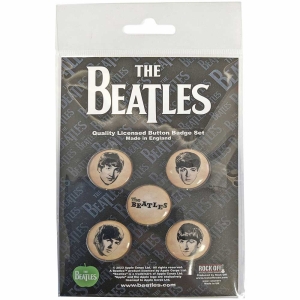 The Beatles - She Loves You Vintage Button Badge Pack i gruppen MERCHANDISE hos Bengans Skivbutik AB (5537486)