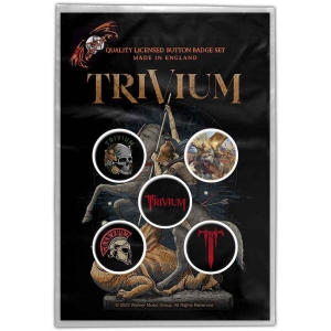 Trivium - In The Court Of The Dragon Button Badge i gruppen MERCHANDISE hos Bengans Skivbutik AB (5537496)