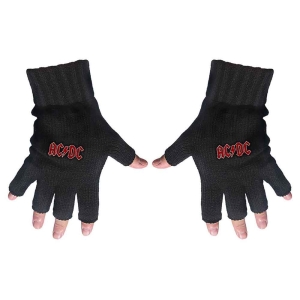 Ac/Dc - Classic Red Logo Fingerless Gloves i gruppen MERCHANDISE hos Bengans Skivbutik AB (5537576)