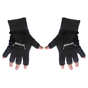 Metallica - Logo Fingerless Gloves i gruppen MERCHANDISE hos Bengans Skivbutik AB (5537586)