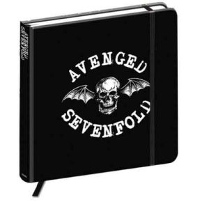 Avenged Sevenfold - Deathbat Logo Notebook i gruppen MERCHANDISE / Merch / Metal hos Bengans Skivbutik AB (5537594)