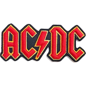 Ac/Dc - Cut-Out 3D Logo Woven Patch i gruppen MERCHANDISE hos Bengans Skivbutik AB (5537653)