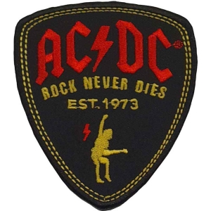 Ac/Dc - Plectrum Woven Patch i gruppen MERCHANDISE hos Bengans Skivbutik AB (5537657)