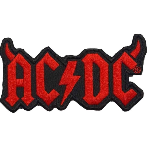 Ac/Dc - Horns Woven Patch i gruppen MERCHANDISE hos Bengans Skivbutik AB (5537665)