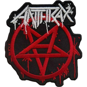 Anthrax - Pent Logo Woven Patch i gruppen MERCHANDISE / Merch / Metal hos Bengans Skivbutik AB (5537715)