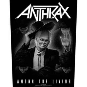 Anthrax - Among The Living Back Patch i gruppen MERCHANDISE / Merch / Metal hos Bengans Skivbutik AB (5537723)