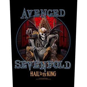 Avenged Sevenfold - Hail To The King Back Patch i gruppen MERCHANDISE hos Bengans Skivbutik AB (5537729)