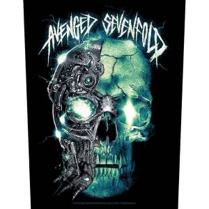 Avenged Sevenfold - Mechanical Skull Back Patch i gruppen MERCHANDISE / Merch / Metal hos Bengans Skivbutik AB (5537731)