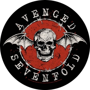 Avenged Sevenfold - Distressed Skull Back Patch i gruppen MERCHANDISE hos Bengans Skivbutik AB (5537734)