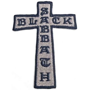 Black Sabbath - Cross Woven Patch i gruppen MERCHANDISE hos Bengans Skivbutik AB (5537748)