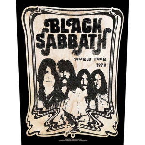 Black Sabbath - World Tour 1978 Back Patch i gruppen MERCHANDISE hos Bengans Skivbutik AB (5537754)