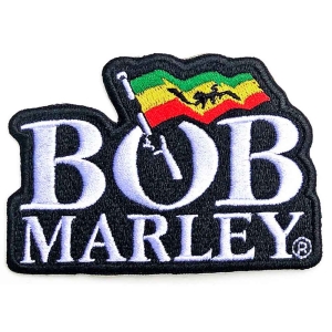 Bob Marley - Logo Woven Patch i gruppen MERCHANDISE hos Bengans Skivbutik AB (5537772)