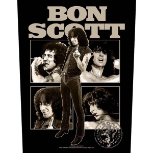 Bon Scott - Collage Back Patch i gruppen MERCHANDISE hos Bengans Skivbutik AB (5537776)