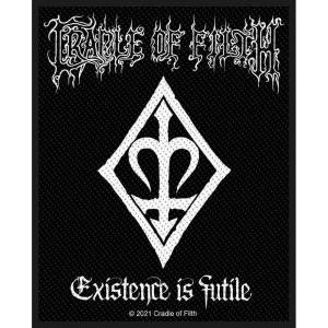 Cradle Of Filth - Existence Is Futile Standard Patch i gruppen MERCHANDISE hos Bengans Skivbutik AB (5537801)