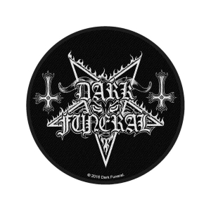 Dark Funeral - Circular Logo Standard Patch i gruppen MERCHANDISE hos Bengans Skivbutik AB (5537808)