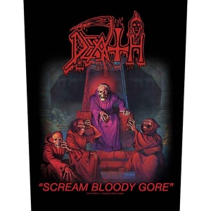 Death - Scream Bloody Gore Back Patch i gruppen MERCHANDISE / Merch / Metal hos Bengans Skivbutik AB (5537823)