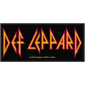 Def Leppard - Logo Standard Patch i gruppen MERCHANDISE hos Bengans Skivbutik AB (5537830)