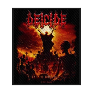 Deicide - To Hell With God Standard Patch i gruppen MERCHANDISE hos Bengans Skivbutik AB (5537834)