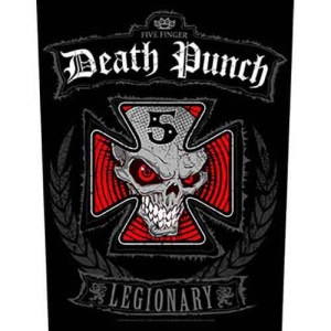 Five Finger Death Punch - Legionary Back Patch i gruppen MERCHANDISE hos Bengans Skivbutik AB (5537863)