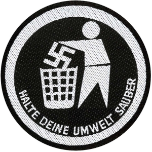 Generic - Halte Deine... Standard Patch i gruppen MERCHANDISE hos Bengans Skivbutik AB (5537877)